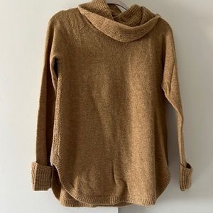 Tan cowl neck sweater